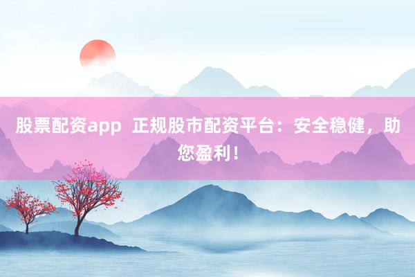股票配资app  正规股市配资平台：安全稳健，助您盈利！
